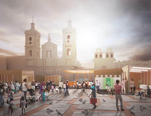 Territorial Empathy propone intervenir Plaza de Bolívar para atender la crisis de migrantes Venezuela-Colombia - Imagen Principal