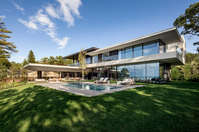 Casa do Lago Huron / SAOTA - Fotografia de Exterior, Casas, Jardim, Fachada