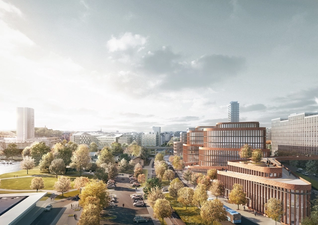 3XN Wins Competition to Design an Office Building in Stockholm - Featured Image