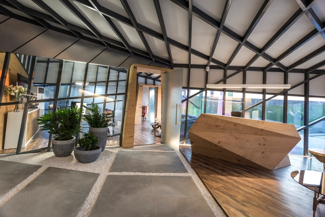 Office 1243 / Studio Ardete - Interior Photography, Offices Interiors, Beam, Facade, Table