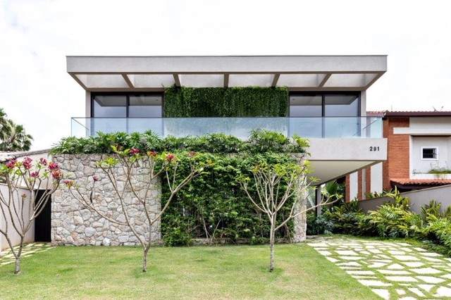 Casa NK / Rua 141 + ZALC Arquitetura - Fotografia de Exterior, Casas, Jardim, Fachada