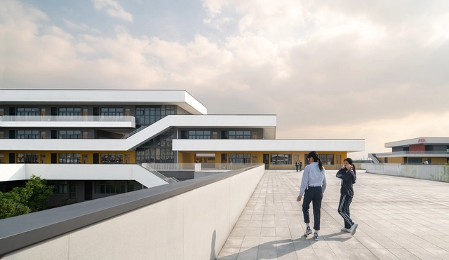 宁波赫威斯肯特学校 / DC 国际 - 图纸, 中小学校, 表皮