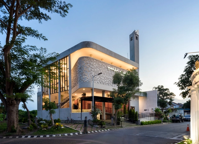 印尼蜂窝清真寺 / Andyrahman Architect - 建筑图, 清真寺, 表皮