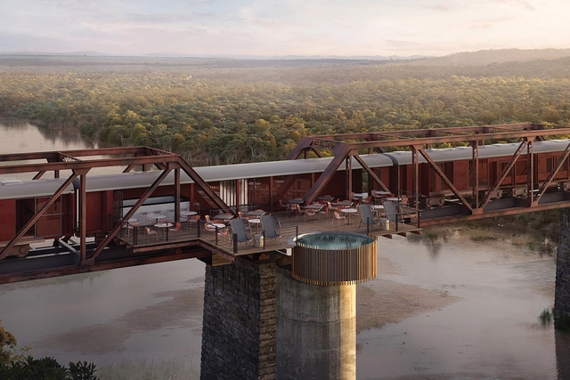 1950s Train Cars to Become Boutique Hotel Above South Africa's Sabie River - Featured Image