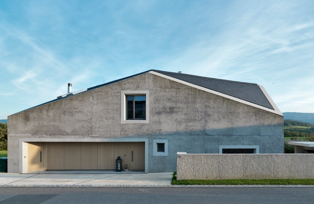 瑞士‘混凝土冰山’之家 / KREN Architektur - 建筑图, 独立住宅, 表皮