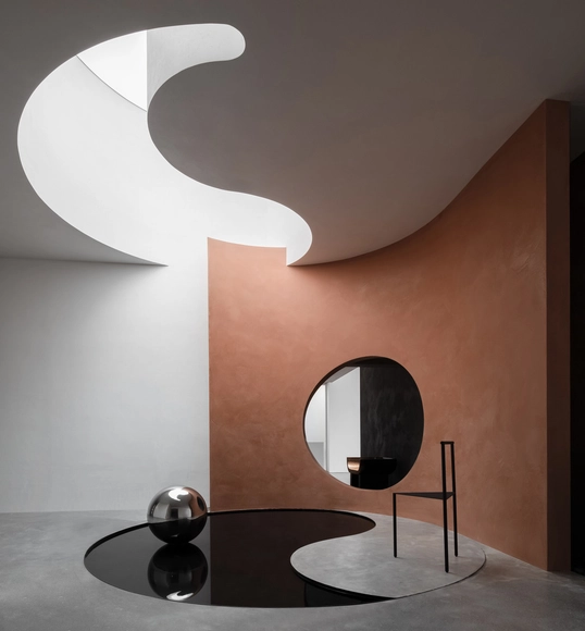 Danilo Paint Showroom / Jingu Phoenix Space Planning Organization - Interior Photography, Showroom, Lighting