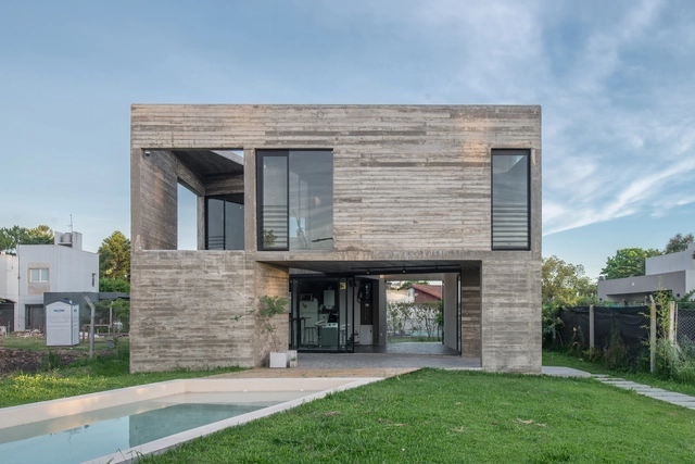 Casa Cubo / D' Argenio Saravi Arquitectos - Fotografia de Exterior, Casas, Fachada
