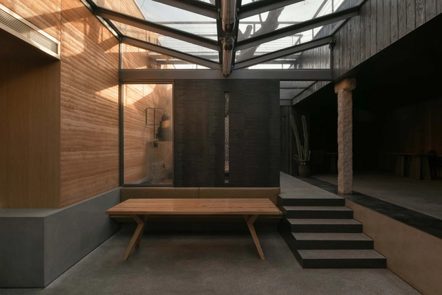 北京“崖”餐厅 / C+ Architects - 室内图, 餐厅, 楼梯