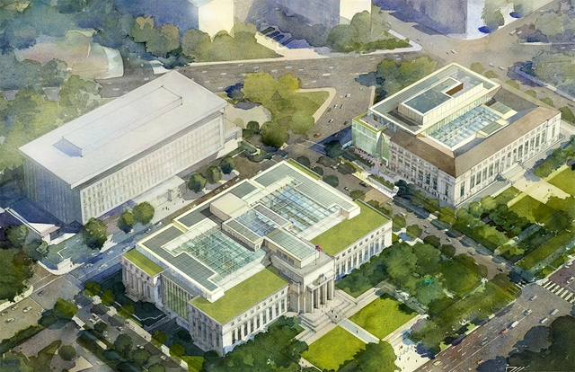 联邦储备委员会总部改造，美国城市公共建筑风格之争 - 主图
