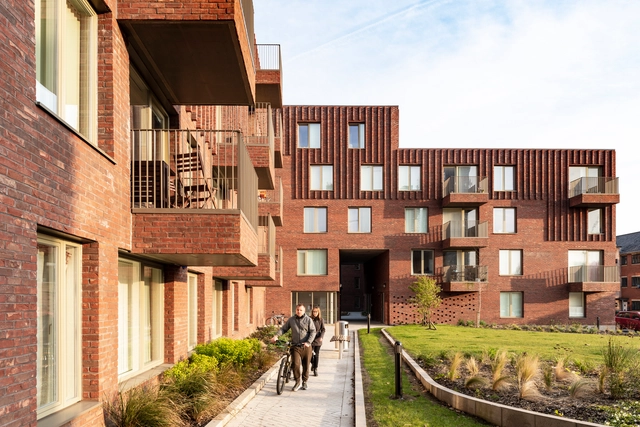 曼切斯特绿叶街公寓更新 / Mecanoo - 建筑图, 社会住房, 表皮