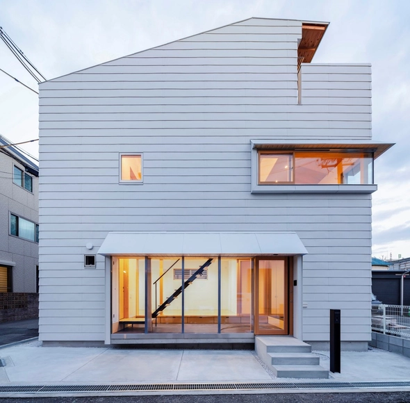 House Y in Ishibashi / Hisashi IKEDA Architects - Exterior Photography, House Interiors, Stairs, Facade