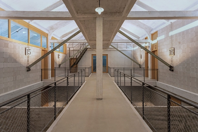 Erlenmatt筒仓改造多元文化场所 / Harry Gugger Studio - 室内图, 办公设施, 楼梯, 扶手