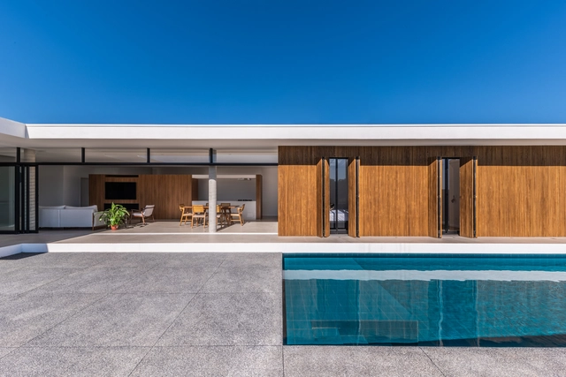 Residência EDG / OTP arquitetura - Fotografia de Exterior, Casas, Fachada, Porta