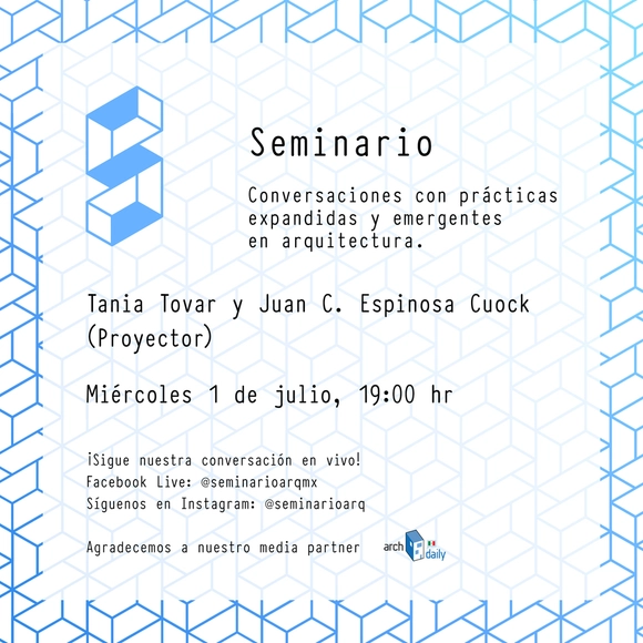Seminario 01: Tania Tovar y Juan C. Espinosa Cuock (Proyector) - Imagen Principal