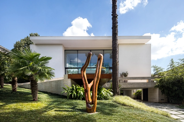 Casa SU / Marcos Bertoldi Arquitetos - Fotografia de Exterior, Casas, Jardim, Fachada