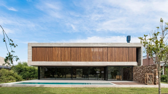 Casa AD / Estudio M3 - Fotografía exterior, Casas, Jardín, Fachada, Puerta