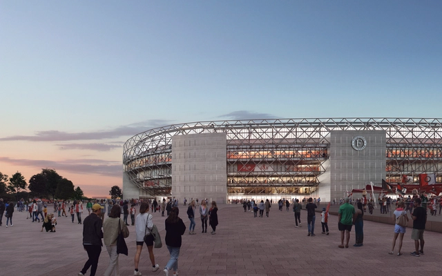 OMA y LOLA revelan imágenes del nuevo estadio Feyenoord en Rotterdam - Imagen Principal