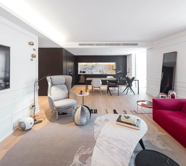 Apartamento LX / Fernanda Marques Arquitetos Associados - Fotografia de Interiores, Edifício De Apartamentos, Mesa, Cadeira