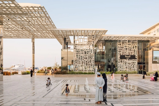 阿曼最大广场，采用当地石材及纹理 / ACME - 建筑图, 广场, 表皮