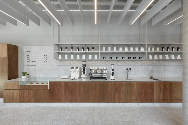 Plus Two Coffee / Alana Cooke - Interior Photography, Coffee Shop Interiors, Kitchen, Countertop, Sink