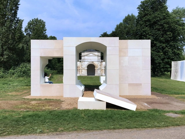 Serpentine Summer House Installation / NLÉ - Exterior Photography, Installation, Arch