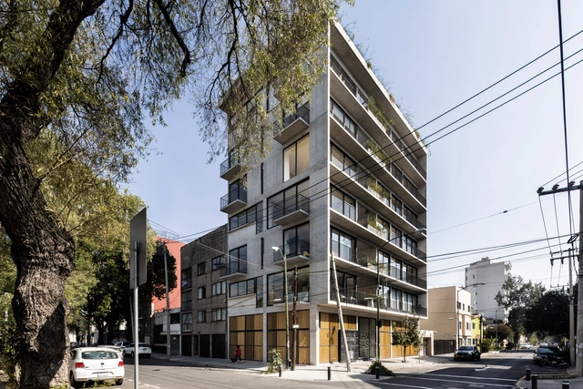 Edificio de departamentos Kansas 167 / Taller Carlos Marín - Fotografía exterior, Apartamentos, Fachada