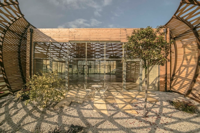 震后重建系列-舞蹈学校 / MC A - 建筑图, 中小学校, 庭院