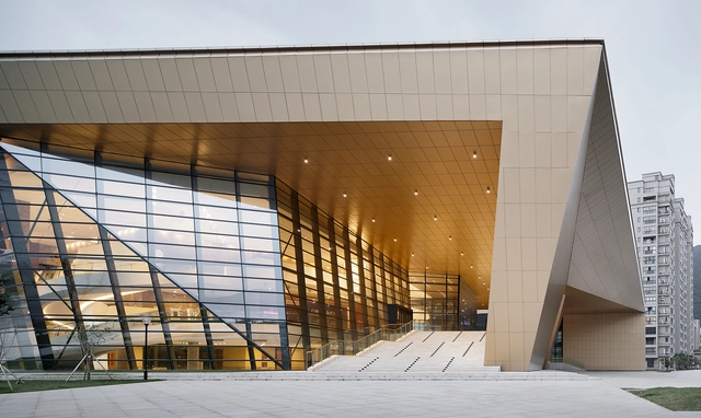 Sanmen Theater / UAD - Theater, Facade