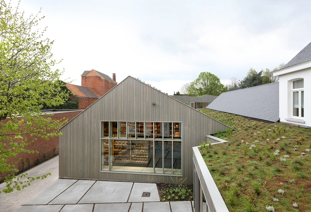 佩迪科商店 / murmuur architecten + Robbrecht & Daem architecten - 建筑图, 购物中心, 表皮