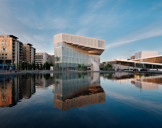 Biblioteca Deichman / Atelier Oslo + Lund Hagem - Fotografía exterior, Bibliotecas, Fachada