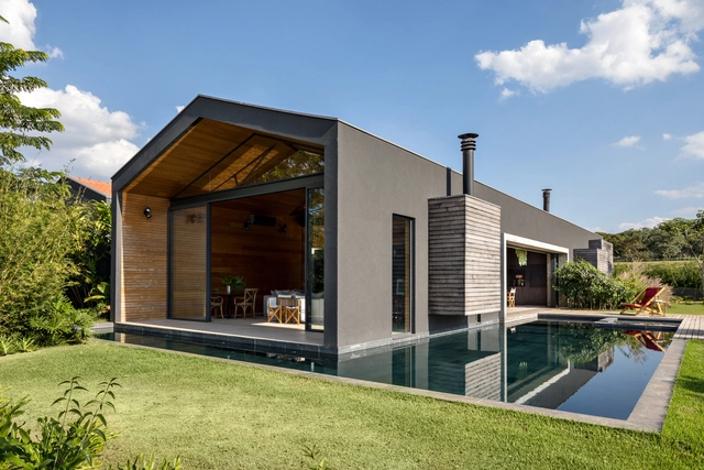 Casa Jordão / FGMF - Casas, Jardim, Fachada, Porta