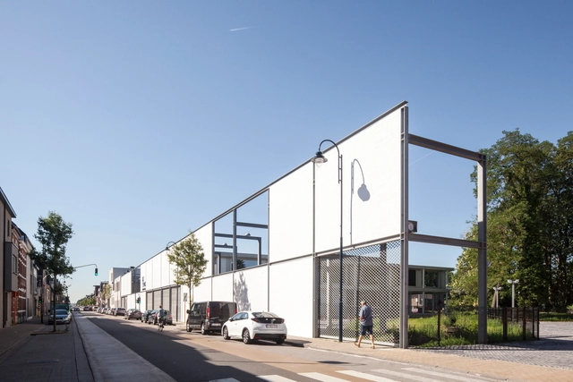 比利时莱贝克初中 / Compagnie O Architects - 建筑图, 小学及初中, 表皮
