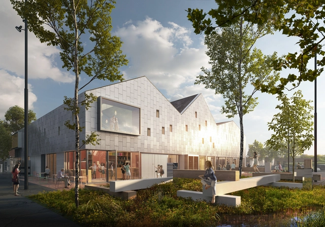 Christensen & Co. Imagines Viby Library and Cultural House in Denmark - Featured Image