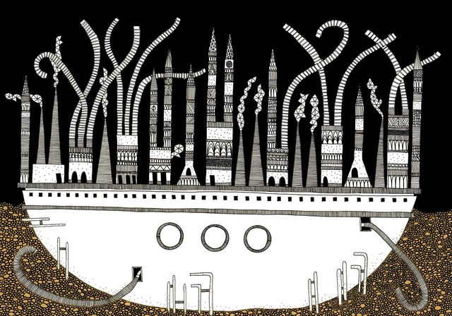 "As Cidades Invisíveis" de Italo Calvino ilustradas por Karina Puente - Imagem de Destaque