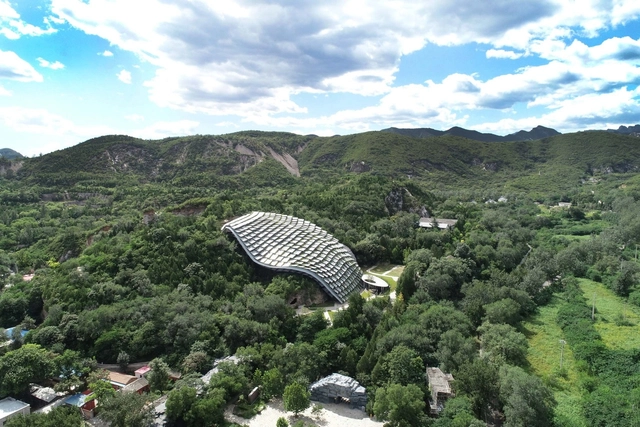 北京周口店遗址猿人洞保护建筑 / 清华大学建筑设计研究院 - 建筑图, 传统