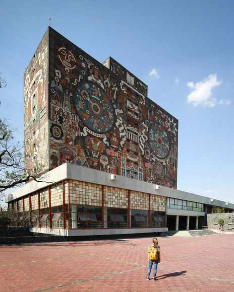 Clásicos de Arquitectura: Biblioteca Central, Ciudad Universitaria / Juan O'Gorman - Hitos Y Monumentos