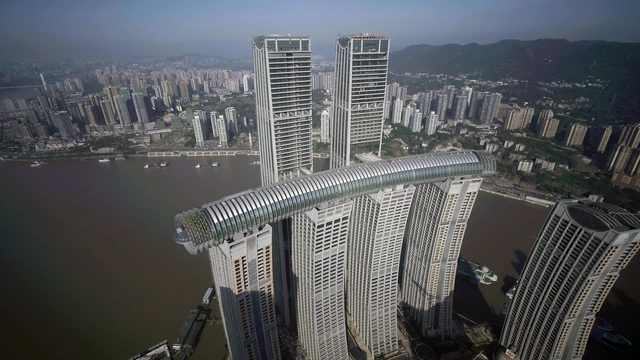 重庆来福士 / 萨夫迪建筑事务所 - 建筑图, 建筑