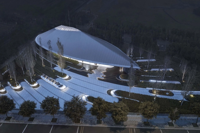 Tianjing Zarsion Exhibition Center / Ruf Architects - Exterior Photography, Museum & Exhibition Interiors