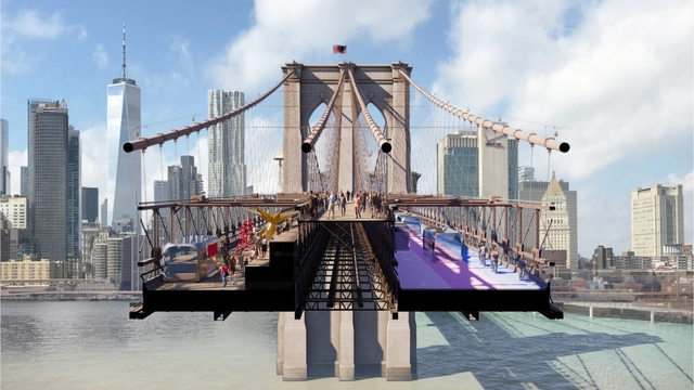 Estos son los 6 finalistas del concurso "Reimaginando el Puente de Brooklyn" - Imagen Principal