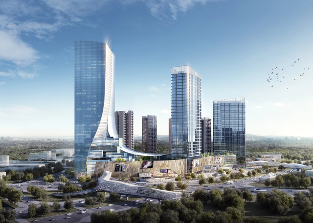 Ronald Lu & Partners Showcases Upgraded Concept for a Transit-Oriented Development - Featured Image