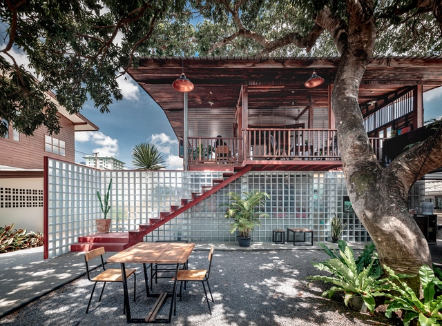 罗望子酒吧音乐屋 / BodinChapa Architects - 建筑图, 混合用途建筑, 花园