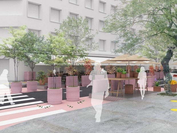 Projeto-piloto em São Paulo vai usar calçadas e ruas como área para bares e restaurantes - Imagem de Destaque