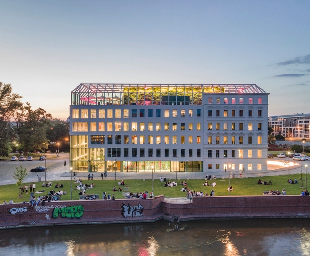 Edifício Concordia Design Wrocław / MVRDV - Fotografia de Exterior, Interiores De Escritórios, Fachada