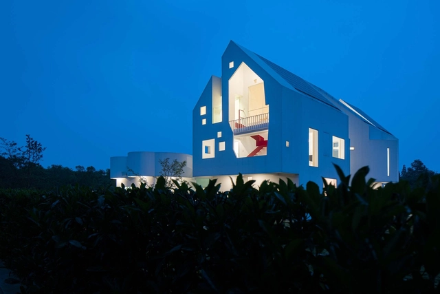 崇明岛陆宅 / 元秀万建筑设计事务所 - 建筑图, 独立住宅, 表皮