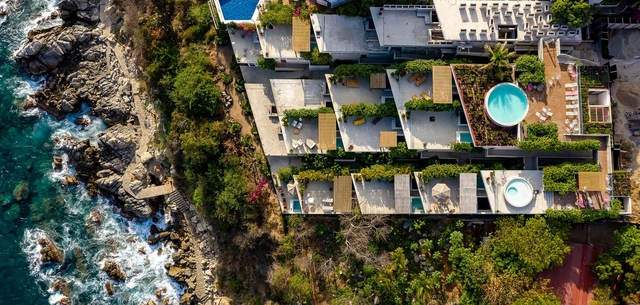 墨西哥滨海退台公寓 / Francisco Pardo Arquitecto - 建筑图, 公寓
