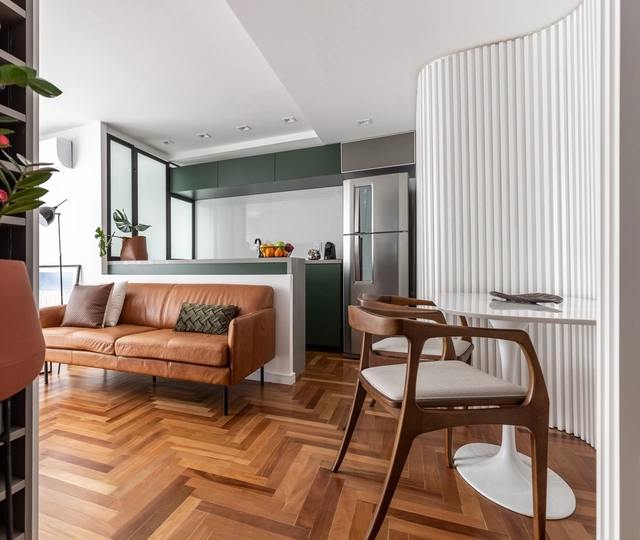 Apartamento Cmpct / Ultra - Fotografia de Interiores, Design De Interiores, Fachada, Porta, Mesa, Cadeira