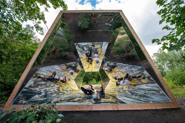Reflektor Pavilion / Atelier ARI - Exterior Photography, Pavilion, Garden, Facade