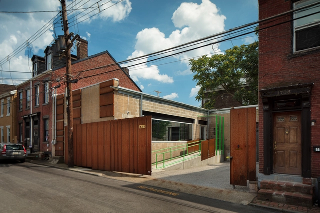 Tustin Street Adaptive Re-Use  / studio d’ARC - Exterior Photography, Sustainability, Door, Facade