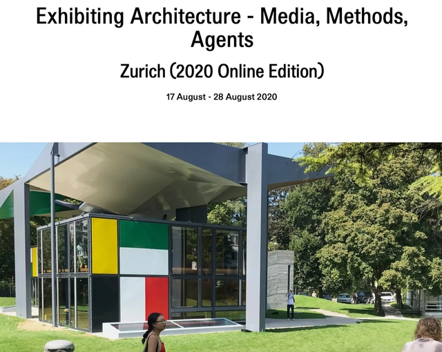 AA Visiting School Zurich: Exhibiting Architecture – Media, Methods, Agents (Online Edition) - Featured Image