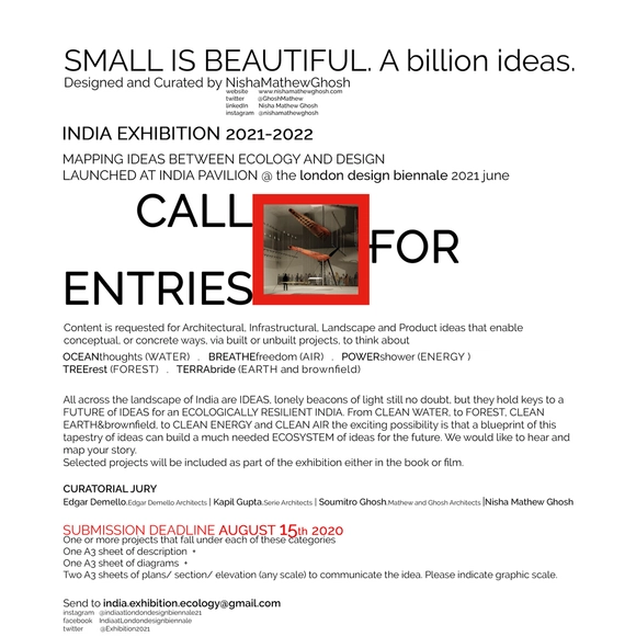 Call for Submissions: India Pavilion at the London Design Biennale 2021 - Featured Image